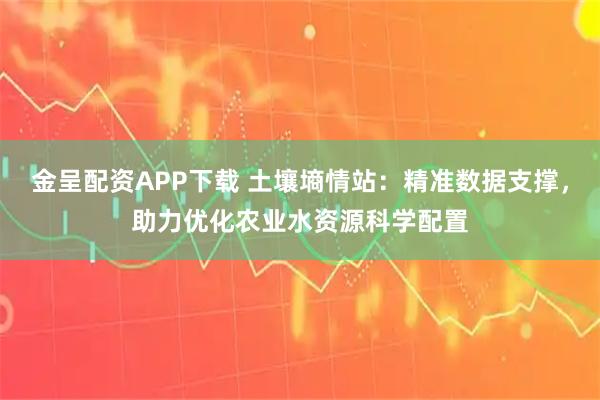 金呈配资APP下载 土壤墒情站：精准数据支撑，助力优化农业水资源科学配置