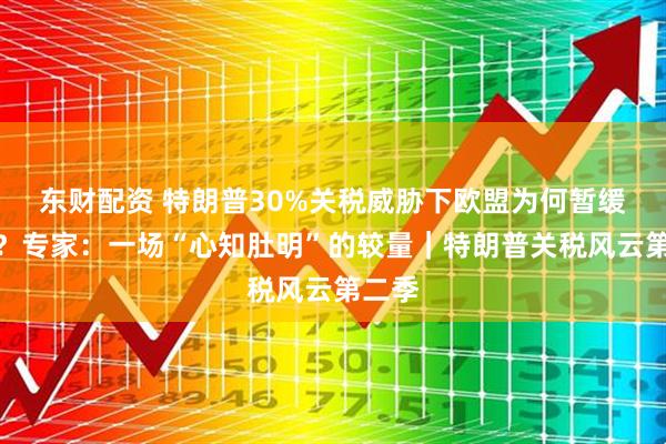 东财配资 特朗普30%关税威胁下欧盟为何暂缓反制？专家：一场“心知肚明”的较量｜特朗普关税风云第二季